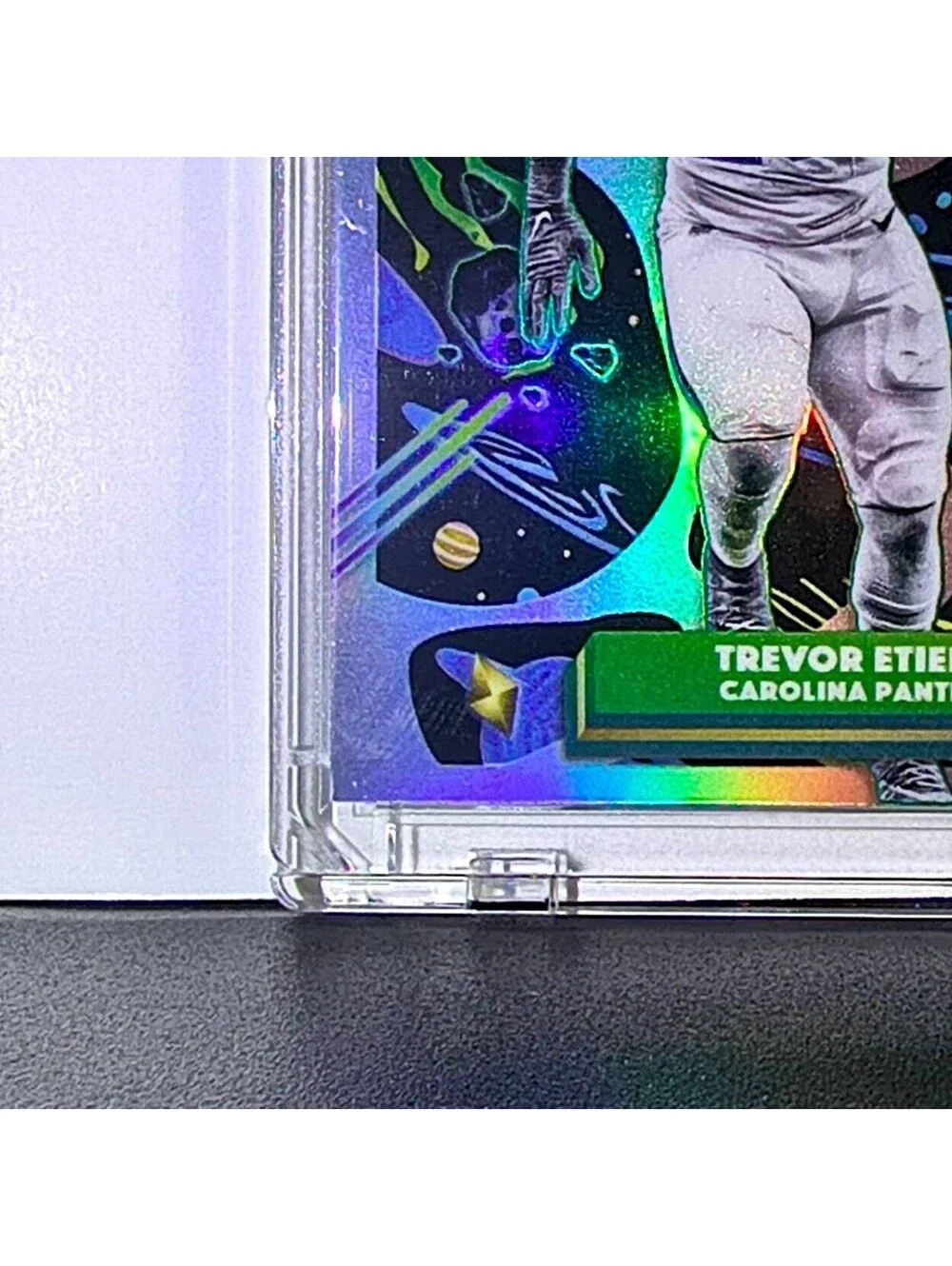Trevor Etienne 2025 Topps Chrome Cosmic Refractor NFL #115 Carolina Panthers